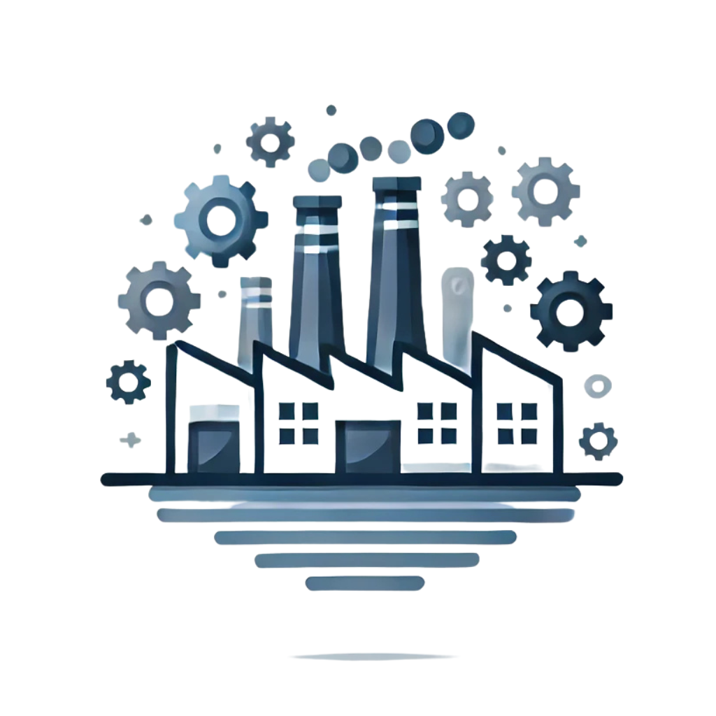 Manufacturing & Industrial Plants Icon